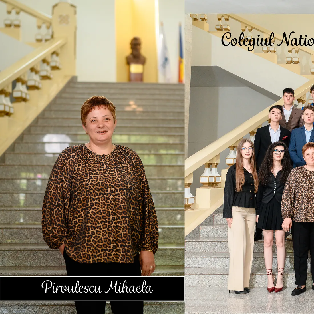 Album de absolvire, clasa a XII-a D, CN Tudor Vladimirescu Târgu Jiu, deschiderea 1, pagina stângă